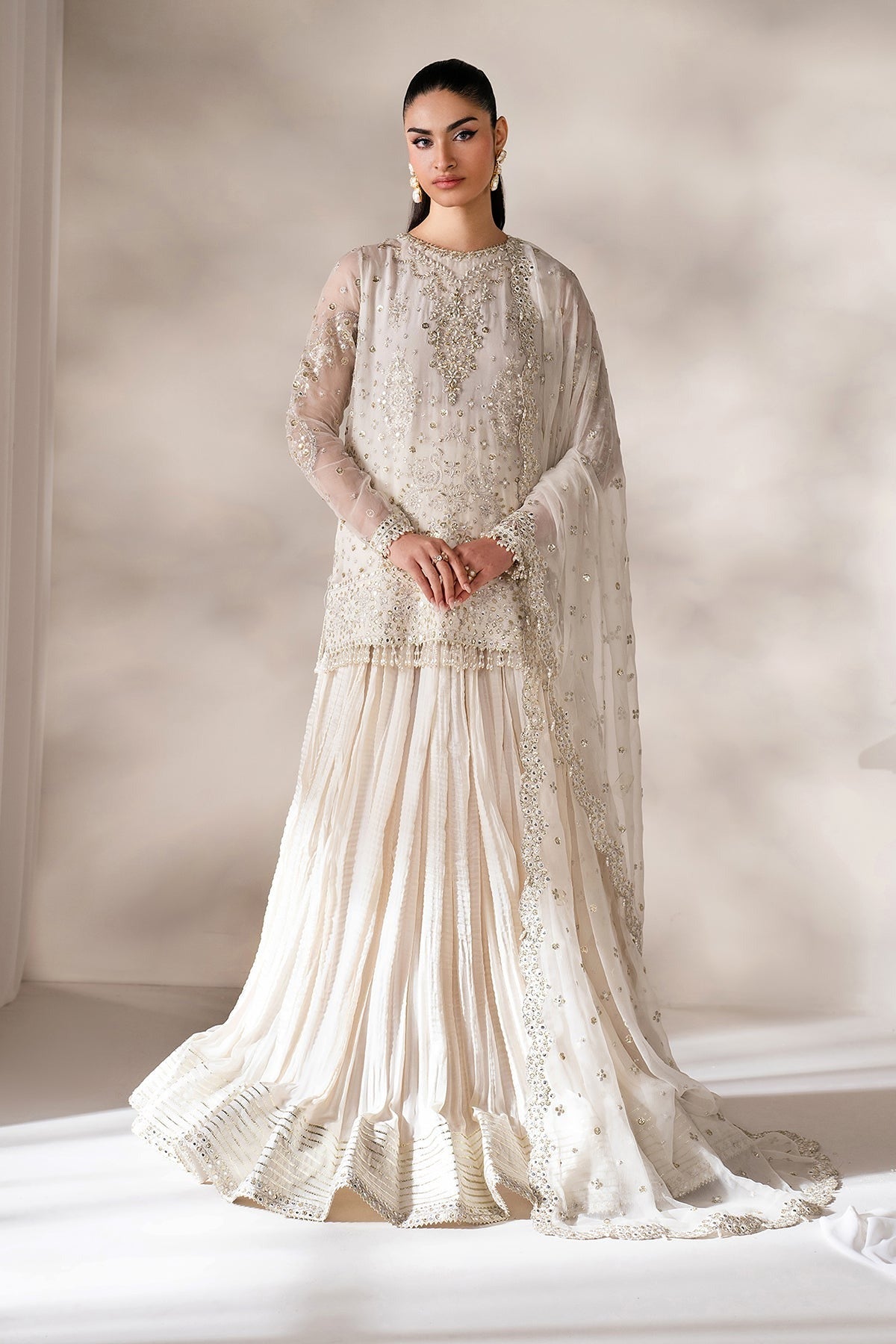 baroque embroidered dress BAROQUE