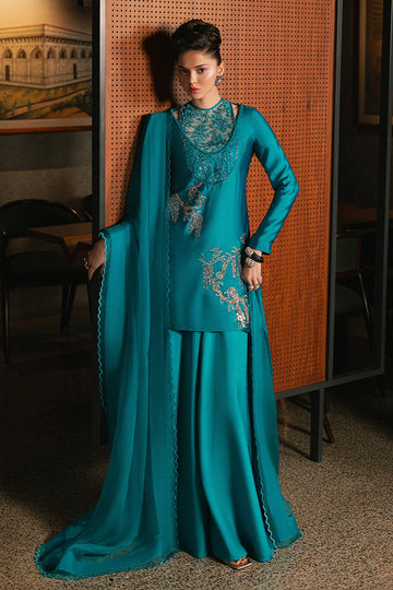 ZEB & ZEESHAN | LUXURY PRET | DRAPED IN BLUE