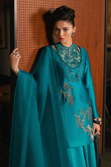 ZEB & ZEESHAN | LUXURY PRET | DRAPED IN BLUE
