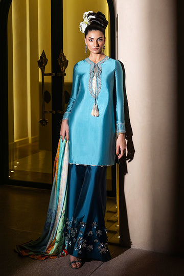 ZEB & ZEESHAN | LUXURY PRET | FLORAL APPLIQUE