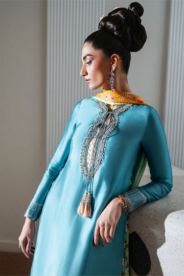 ZEB & ZEESHAN | LUXURY PRET | FLORAL APPLIQUE