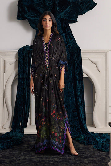 FARAH TALIB AZIZ | VELVETS | DIMA VELVET KAFTAN