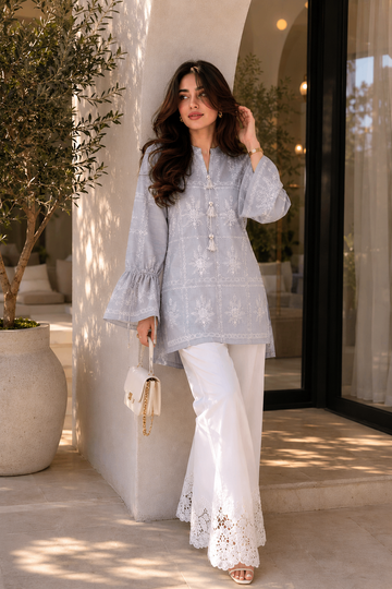HAFSAH|SANA - BLUE CO-ORD SET