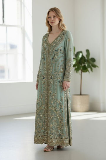 HAFSAH|SANA - GREEN ENSEMBLE  - AVAILABLE IN ALL COLORS