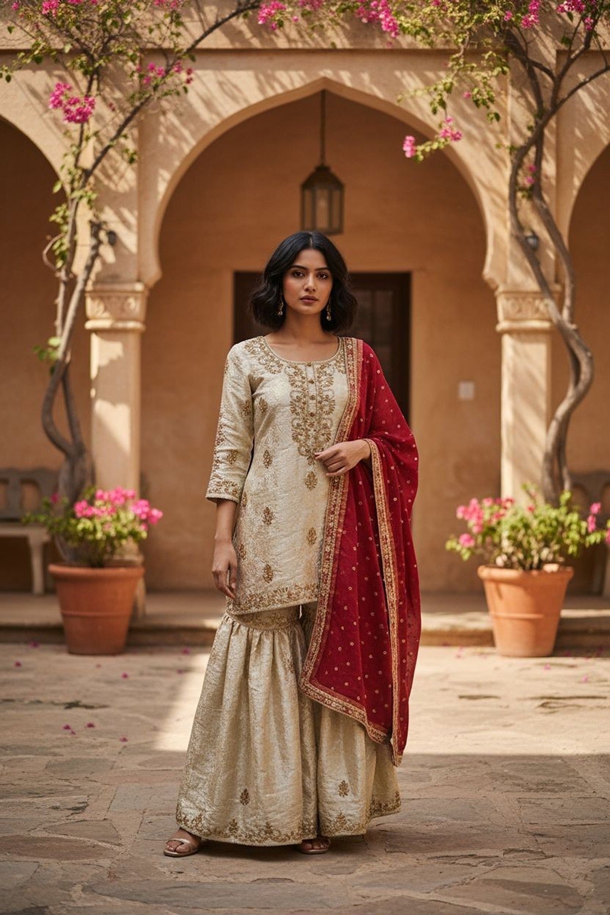 HAFSAH|SANA - JAMAWAR ENSEMBLE  - AVAILABLE IN ALL COLORS