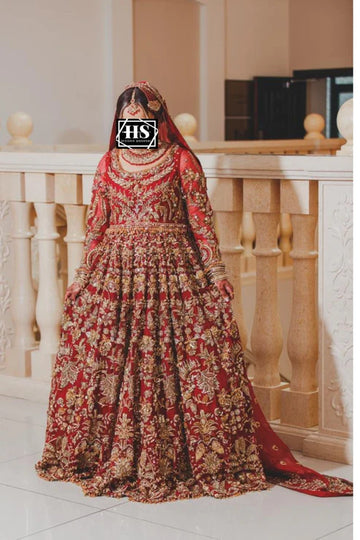 HAFSAH|SANA - ORGANZA BRIDAL ENSEMBLE - ZAINAB - AVAILABLE IN ALL COLORS