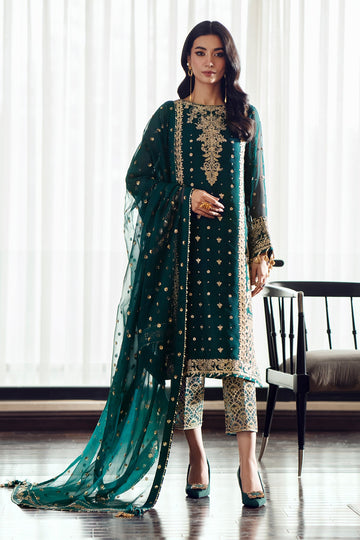 BAROQUE  | EMBROIDERED CHIFFON UF-505