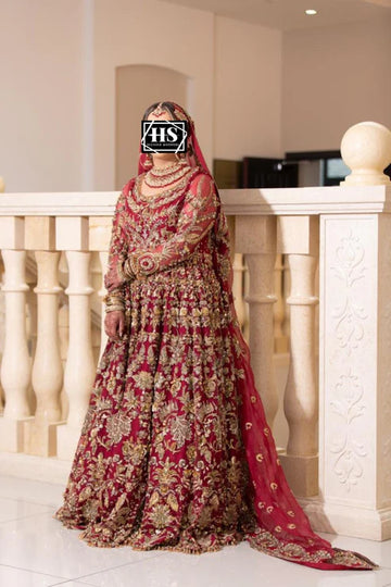 HAFSAH|SANA - ORGANZA BRIDAL ENSEMBLE - ZAINAB - AVAILABLE IN ALL COLORS