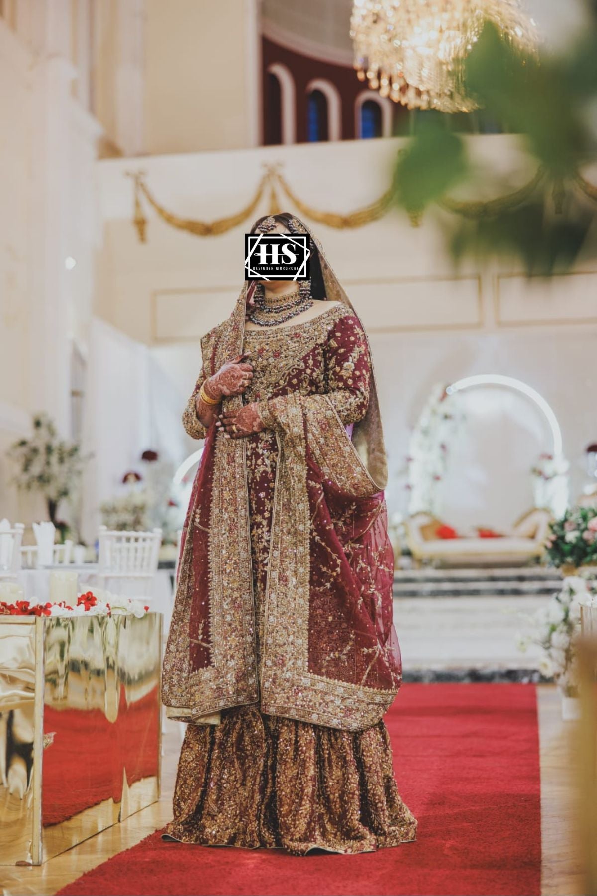 HAFSAH|SANA - ORGANZA BRIDAL ENSEMBLE - MARYAM - AVAILABLE IN ALL COLORS