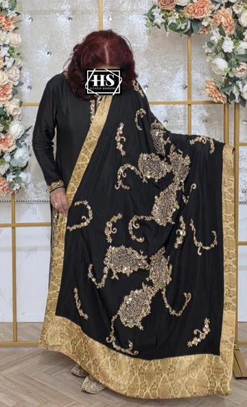 HAFSAH|SANA - SILK & VELVET ENSEMBLE  - AVAILABLE IN ALL COLORS