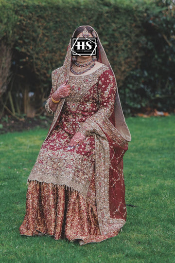 HAFSAH|SANA - ORGANZA BRIDAL ENSEMBLE - MARYAM - AVAILABLE IN ALL COLORS