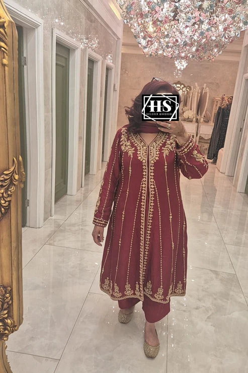 HAFSAH|SANA - RAW SILK ENSEMBLE  - AVAILABLE IN ALL COLORS