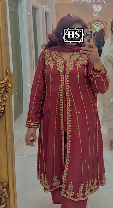 HAFSAH|SANA - RAW SILK ENSEMBLE  - AVAILABLE IN ALL COLORS