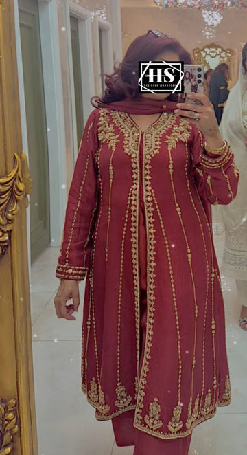 HAFSAH|SANA - RAW SILK ENSEMBLE  - AVAILABLE IN ALL COLORS