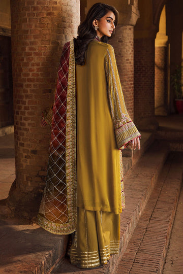 MOTIFZ | BEMBERG | 4129-BAKHTAWAR EMBROIDERED BEMBERG CHIFFON