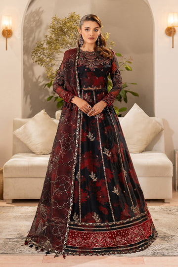 ALIZEH | FLEUR - EMBROIDERED PRINTED CHIFFON | AF-CH-2191-TALIA