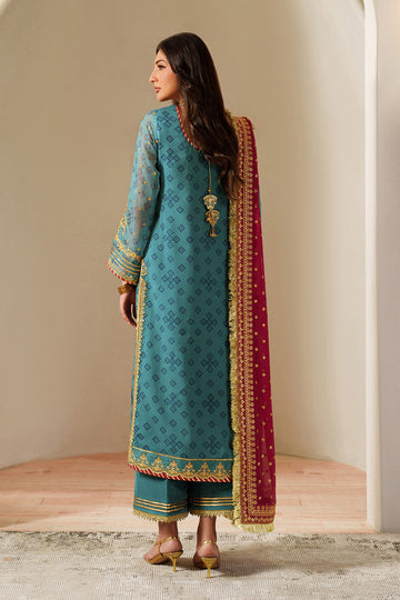ALIZEH | FLEUR - EMBROIDERED PRINTED CHIFFON | AF-CH-2192-ELAIRA