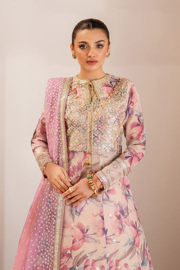 ALIZEH | FLEUR - EMBROIDERED PRINTED CHIFFON | AF-CH-2193-DINA