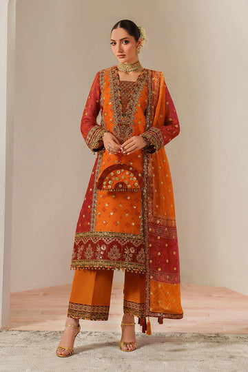 ALIZEH | FLEUR - EMBROIDERED PRINTED CHIFFON | AF-CH-2194-ZYNE