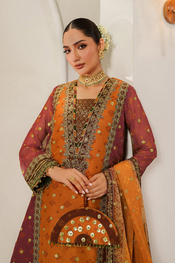 ALIZEH | FLEUR - EMBROIDERED PRINTED CHIFFON | AF-CH-2194-ZYNE