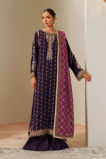ALIZEH | FLEUR - EMBROIDERED PRINTED CHIFFON | AF-CH-2196-REYA