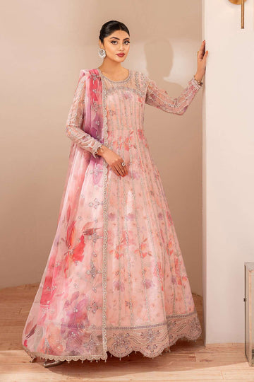 ALIZEH | FLEUR - EMBROIDERED PRINTED CHIFFON | AF-CH-2197-RIMAYAH
