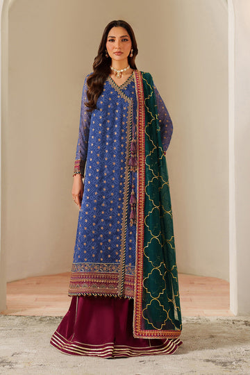 ALIZEH | FLEUR - EMBROIDERED PRINTED CHIFFON | AF-CH-2198-RAHSA