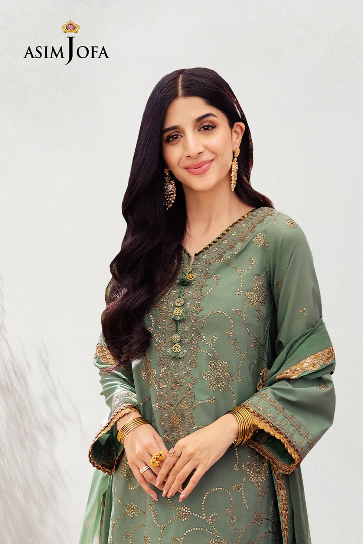 ASIM JOFA | FESTIVE EDIT | AJCF-15 EMBROIDERED JUMBO SILK