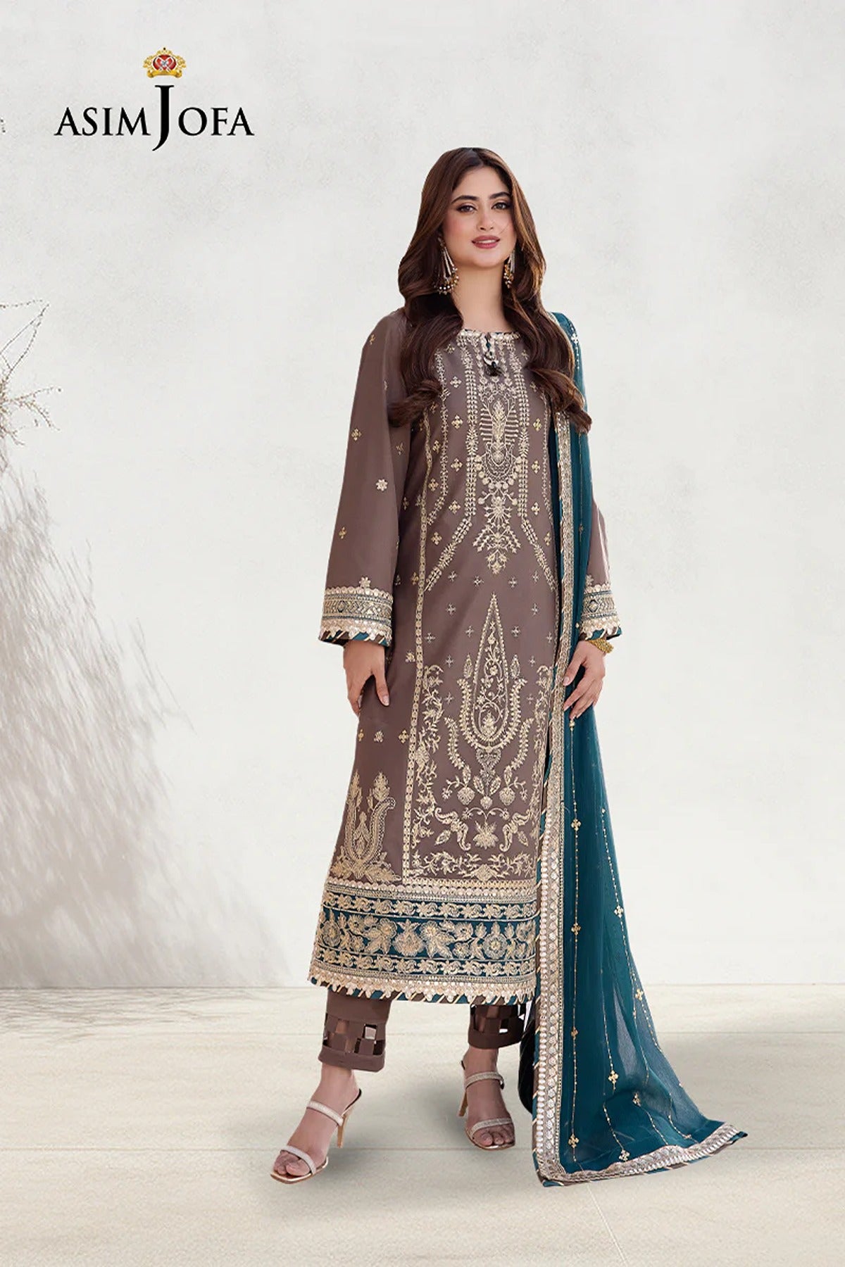 ASIM JOFA | FESTIVE EDIT | AJCF-30 EMBROIDERED JUMBO SILK