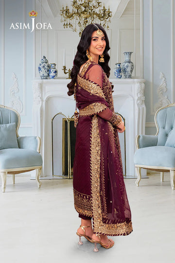 ASIM JOFA | FESTIVE LUXE | AJEM-24 EMBROIDERED ORGANZA