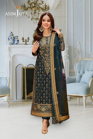 ASIM JOFA | FESTIVE LUXE | AJEM-25 EMBROIDERED ORGANZA