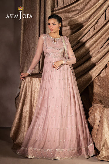 ASIM JOFA | IZEL | AJIZL-01 EMBROIDERED NET 3 PCS