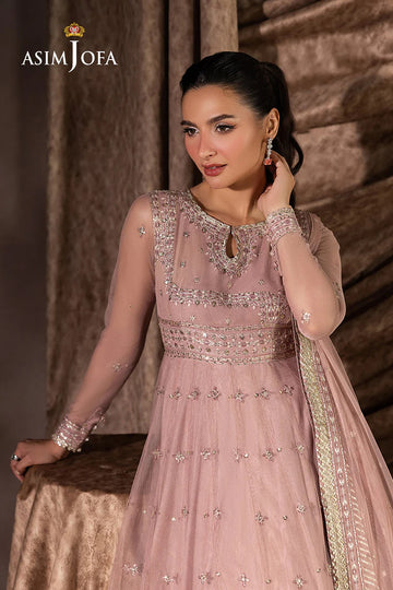 ASIM JOFA | IZEL | AJIZL-01 EMBROIDERED NET 3 PCS