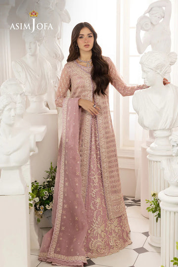 ASIM JOFA | IZEL | AJIZL-12 EMBROIDERED JAVERIA NET 3 PCS