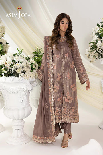 ASIM JOFA | IZEL | AJIZL-20 EMBROIDERED PAPER COTTON 3 PCS