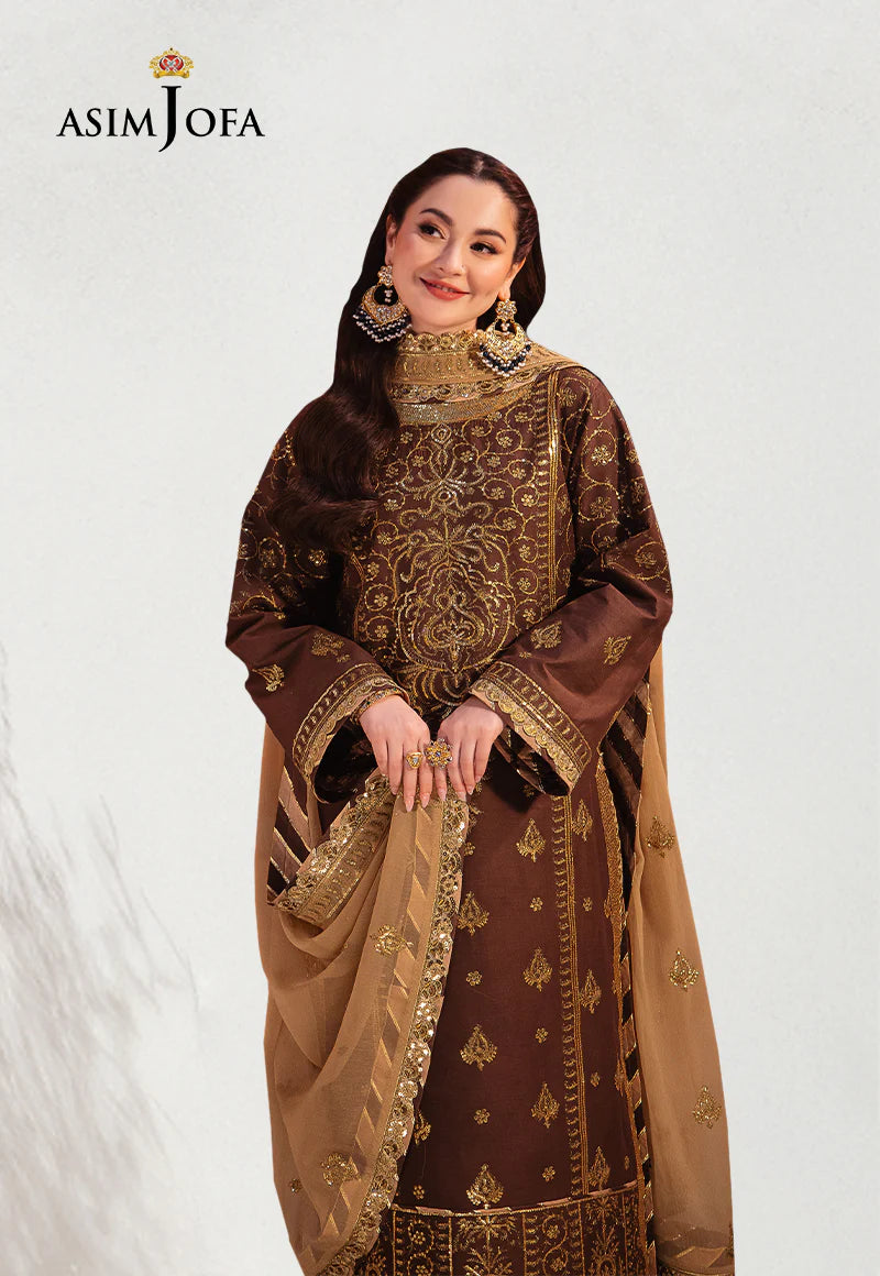 ASIM JOFA | FESTIVE EDIT | AJKK-26 EMBROIDERED TWISTED SILK
