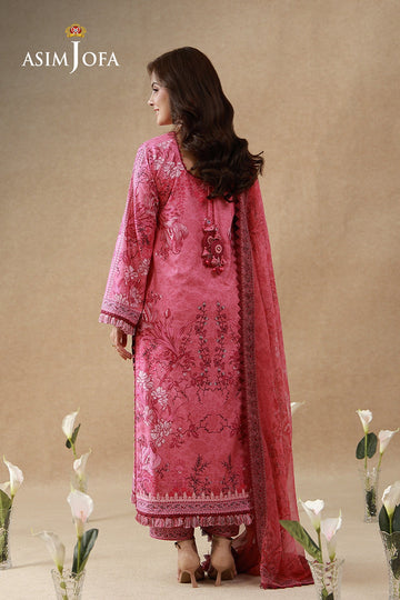 ASIM JOFA | AJ PRINTS 26 | AJUBEP-02 PRINTED EMBROIDERED CAMBRIC 3 PCS