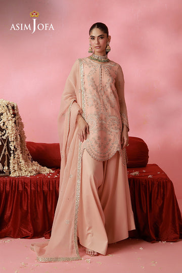 ASIM JOFA | FESTIVE WEAR 26 | AJUFC-03 EMBROIDERED CHIFFON 2 PCS