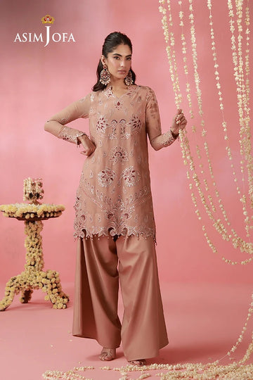 ASIM JOFA | FESTIVE WEAR 26 | AJUFC-05 EMBROIDERED CHIFFON 2 PCS