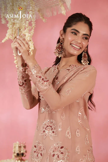ASIM JOFA | FESTIVE WEAR 26 | AJUFC-05 EMBROIDERED CHIFFON 2 PCS