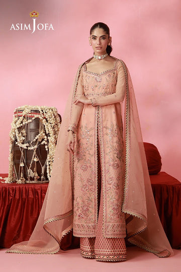 ASIM JOFA | FESTIVE WEAR 26 | AJUFC-15 EMBROIDERED ORGANZA 3 PCS