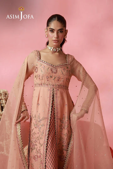 ASIM JOFA | FESTIVE WEAR 26 | AJUFC-15 EMBROIDERED ORGANZA 3 PCS