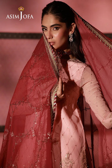 ASIM JOFA | FESTIVE WEAR 26 | AJUFC-21 EMBROIDERED CHIFFON 3 PCS