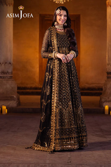 ASIM JOFA | CHANDNI RAATEIN | AJYV-04 EMBROIDERED CHIFFON 3 PCS