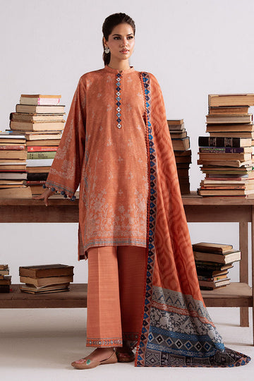 CROSS STITCH | KHADDAR-LINEN-MARINA'25 | AMBER MIRAGE