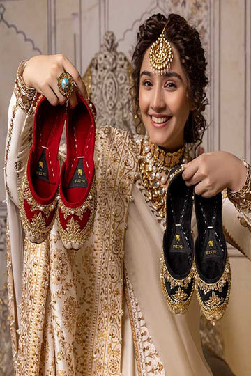 DAZZLE | KHUSSA SHOES | AZAL (BLACK)