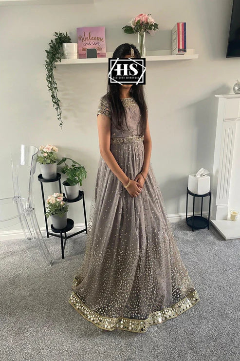 HAFSAH|SANA - SHEESHA WORK ENSEMBLE - AVAILABLE IN ALL COLORS