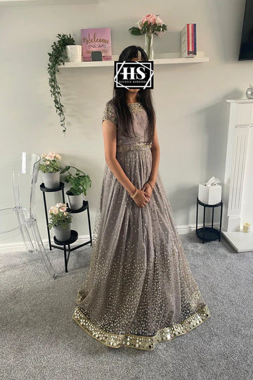 HAFSAH|SANA - SHEESHA WORK ENSEMBLE - AVAILABLE IN ALL COLORS