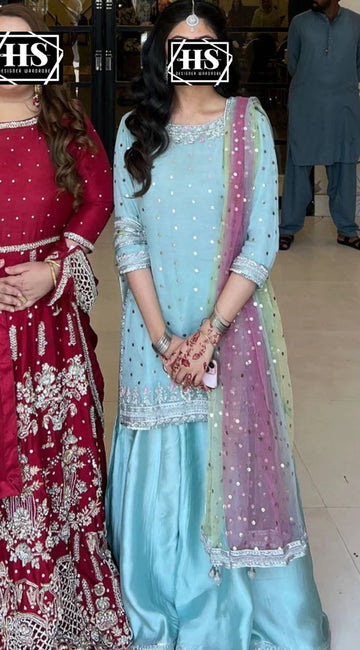 HAFSAH|SANA - ORGANZA ENSEMBLE  - AVAILABLE IN ALL COLORS