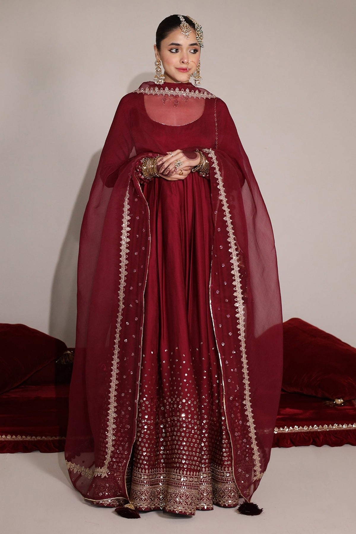 DYOT | SHAHANA JAAN 24 | ANARI RED | 3PC